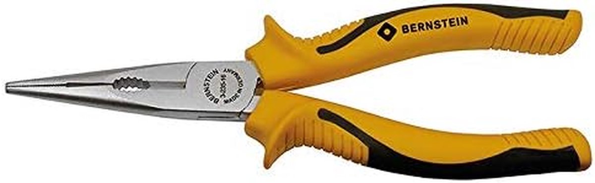 Telefoontang - Lange neustang - Precisiewerk Grijpen - Geïsoleerde Grepen - 160 mm - Oranje
