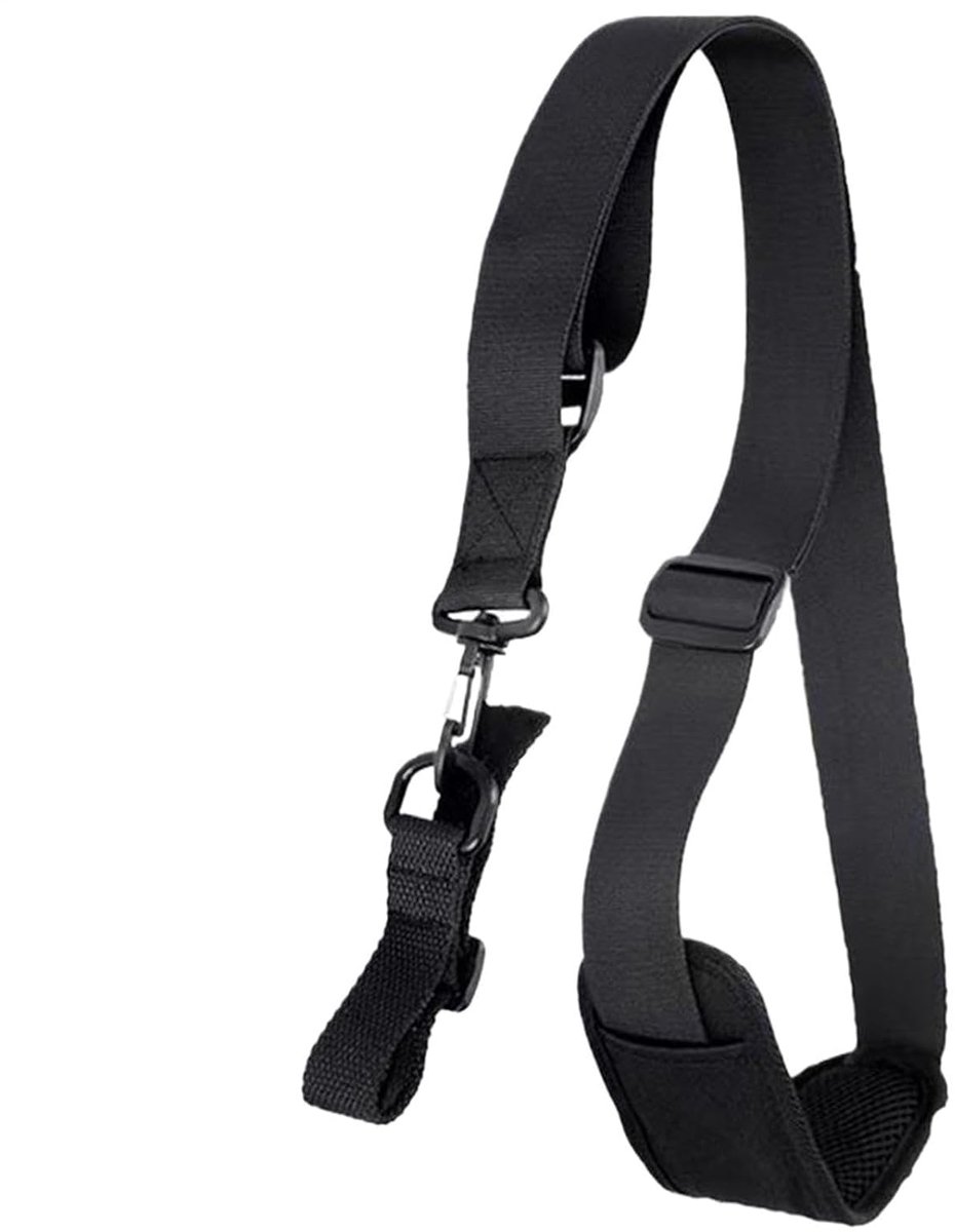 Schouderriem Bladblazer - Draagband Harnas - Tuinonderhoud - Gewichtsverdeling - 80-128 cm - Zwart
