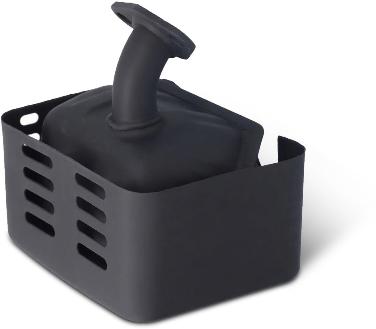 Dailygoods- Uitlaatdemper RVS - Accessoireset met Sluitring - Geschikt voor Generatoren/Waterpompen - Power-demper voor Benzinemotor - Hoogwaardige Kwaliteit - Geluiddemper