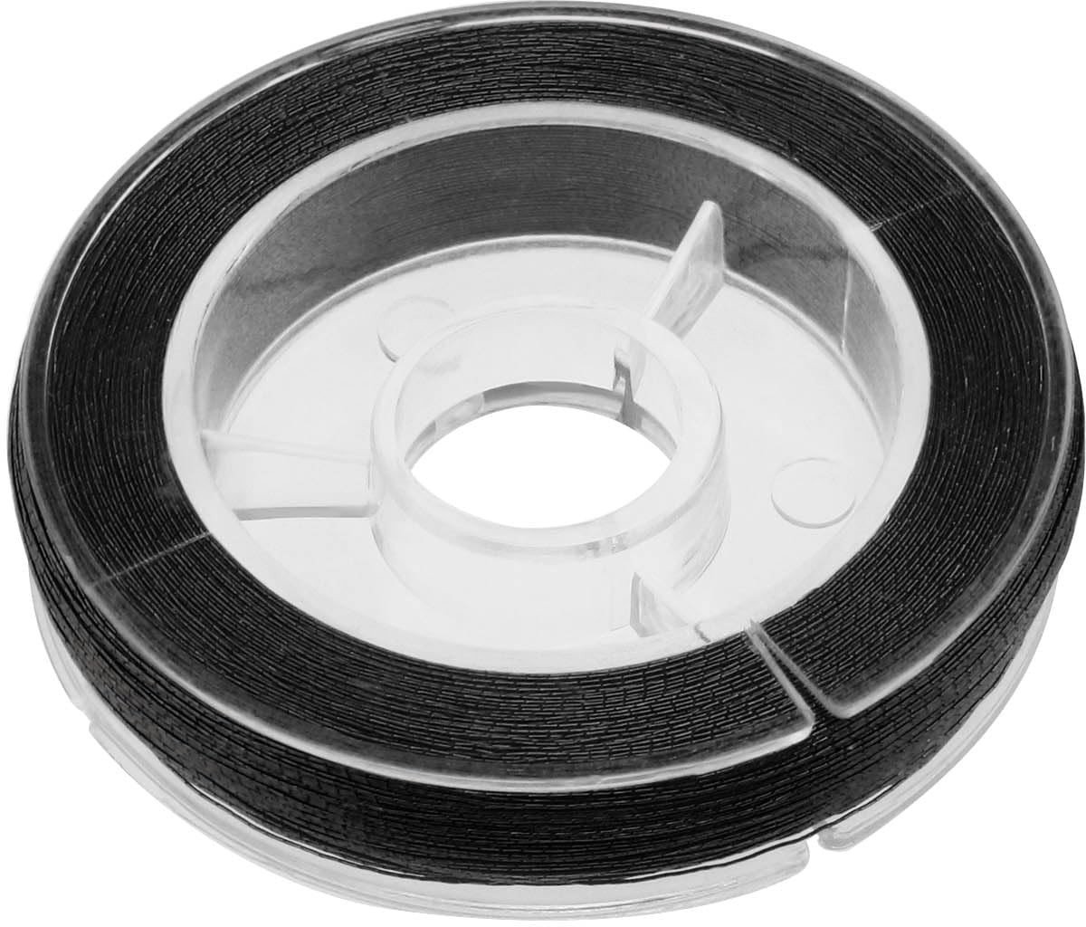 Dailygoods- Bevestigingslijn 100M - Hengel Gids - Metalen Lijn - Duurzaam - Sterktegraad 300D - Zwart - Vislijn