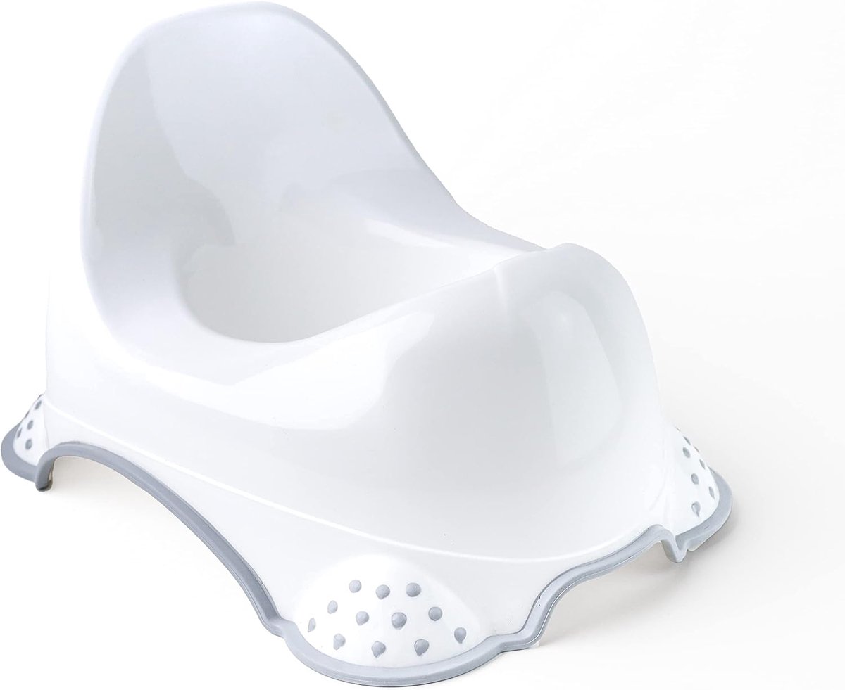 Baby toiletstoel - Peuter potje - Zindelijkheidstraining - Hoge rugleuning - 0.2 Kilogram - Wit