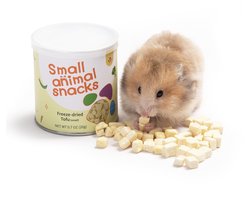 Dailygoods- Hamster Snack Natuurlijke Traktatie - Gevriesdroogde Tofu 5mm - Kleine Dieren - 20g - Gourmet Snack - Unieke Eetervaring - Huisdiertraktatie