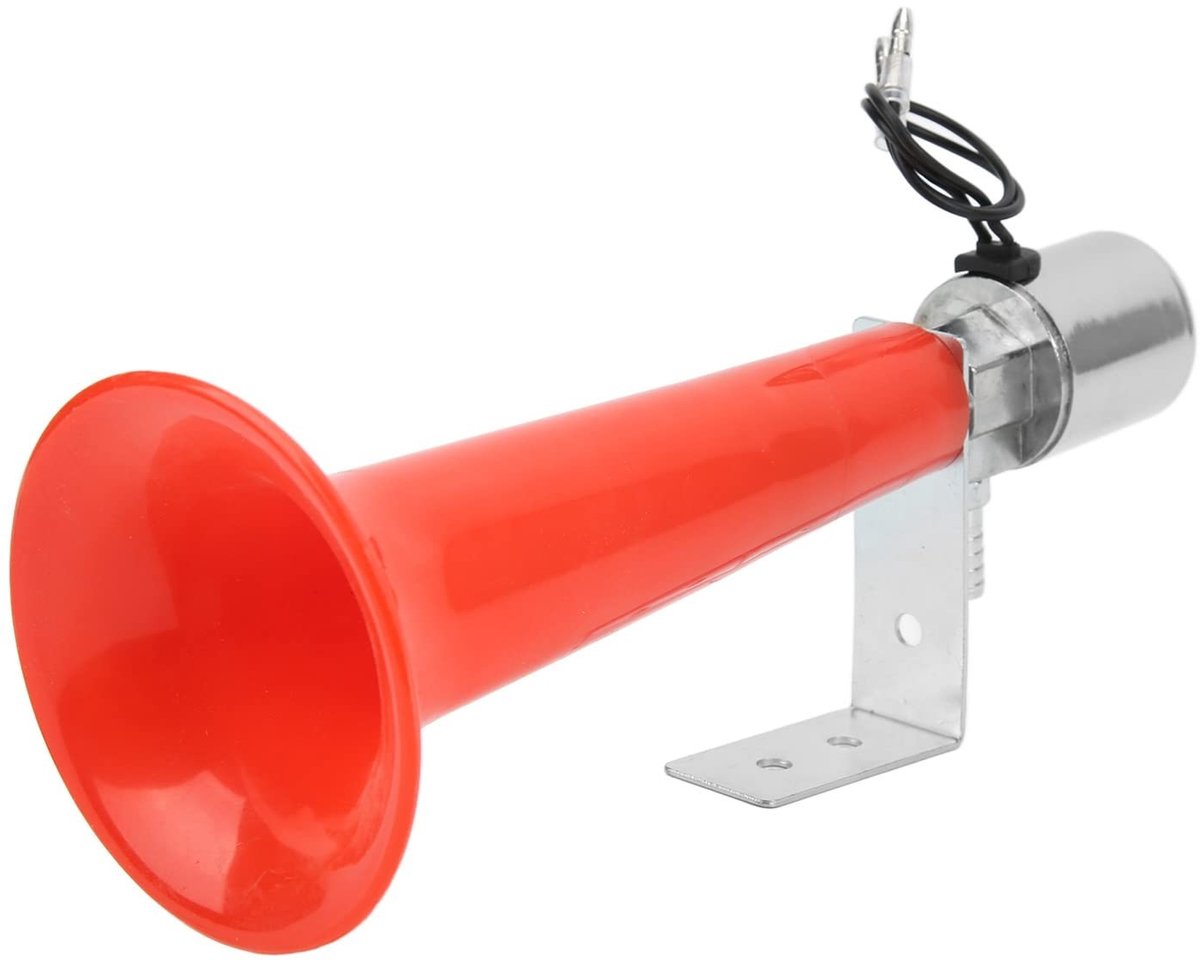 Dailygoods- Luchthoorn 180DB - Luchthoorn 12 Volt - Gastoeter - Scheepshoorn - Luchthoorn met compressor - Weerbestendig ABS-materiaal - Autohoorn