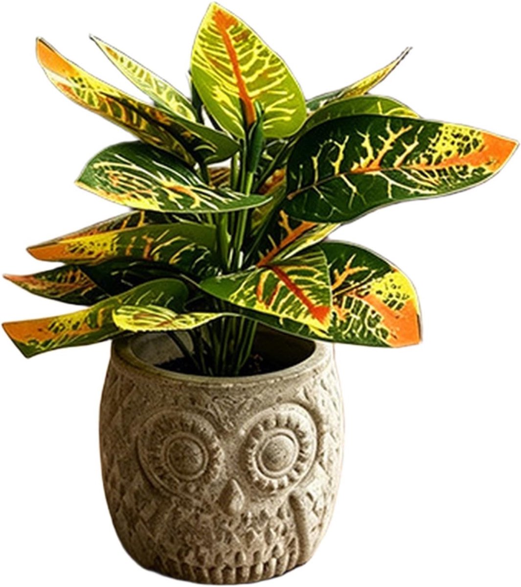 Kunstklimopplant Uil - Nep Plant Decoratieve Plant - Interieur Decoratie - Realistisch Bla
