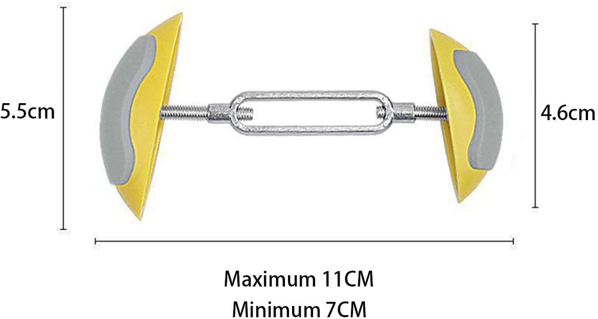 Dailygoods- Schoenspanners Verstelbaar - Schoenoprekker - Mini-schoenspanners - Antislip - Voor Heren/Dames - Geschikt voor Alle Soorten Schoenen - Schoenversterker