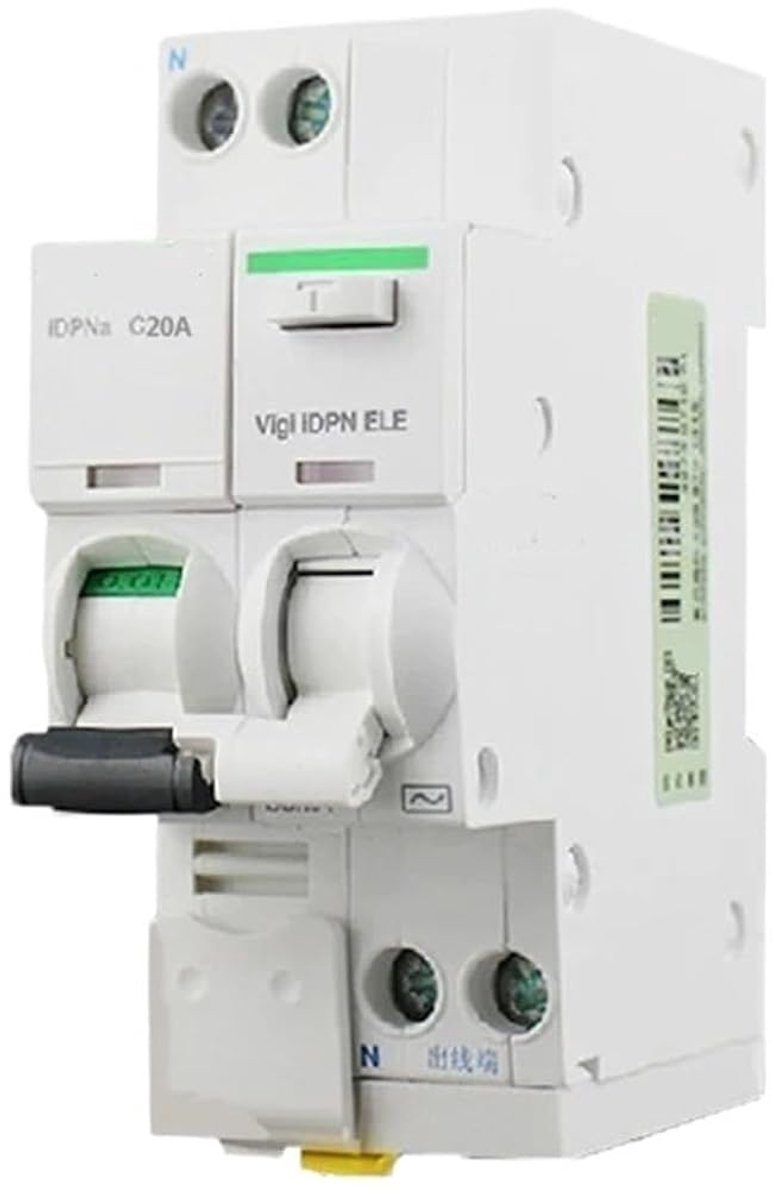 Aardlekschakelaar - Stroomonderbreker - Veilige Installatie - Compact Model - 25 Ampere - Grijs