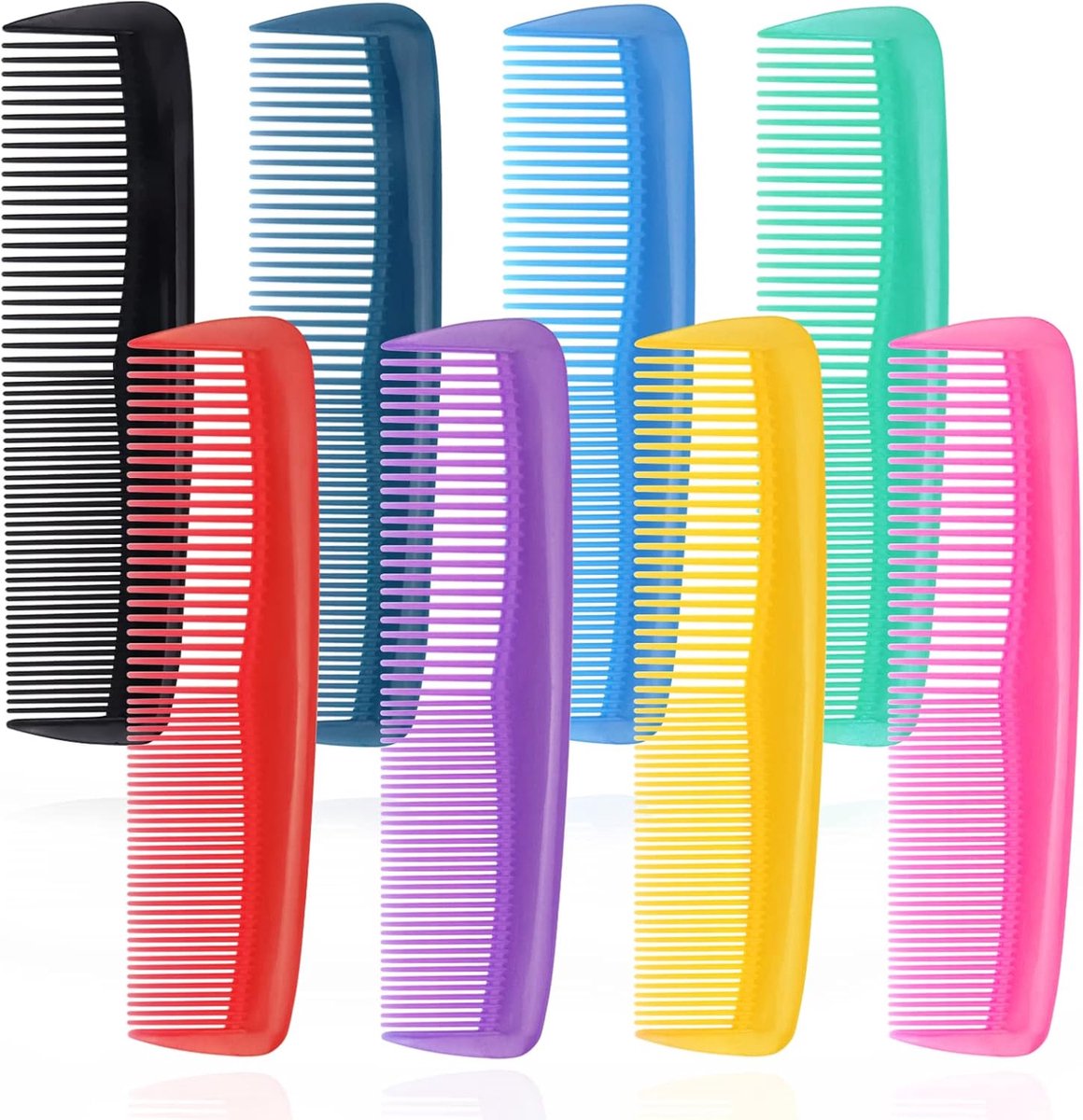 Kammen Set - Reis kammen - Dagelijks gebruik - Individueel verpakt - 200 stuks - 8 Kleuren