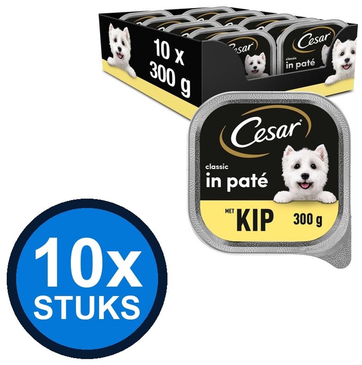 Cesar Cesar - Classic Paté Malse Kip - Hondenvoer Natvoer - 300g