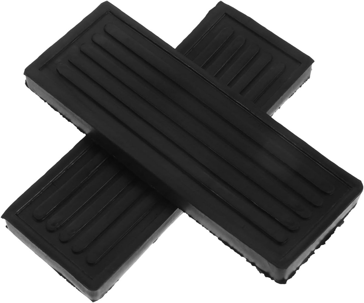 Pedaalhoezen Auto - Rubberen Pedalen - Veilige Rit - Antislip Ontwerp - 14 cm Lengte - Zwart