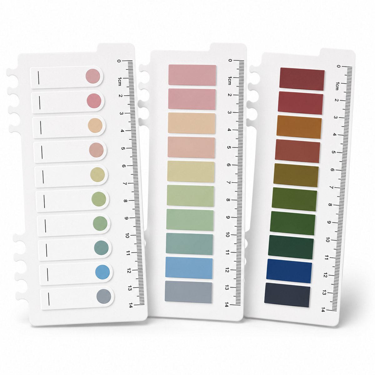 BOTC Sticky notes - 600 stuks Index tabs - Memoblok - Zelfklevend - 30 Kleuren