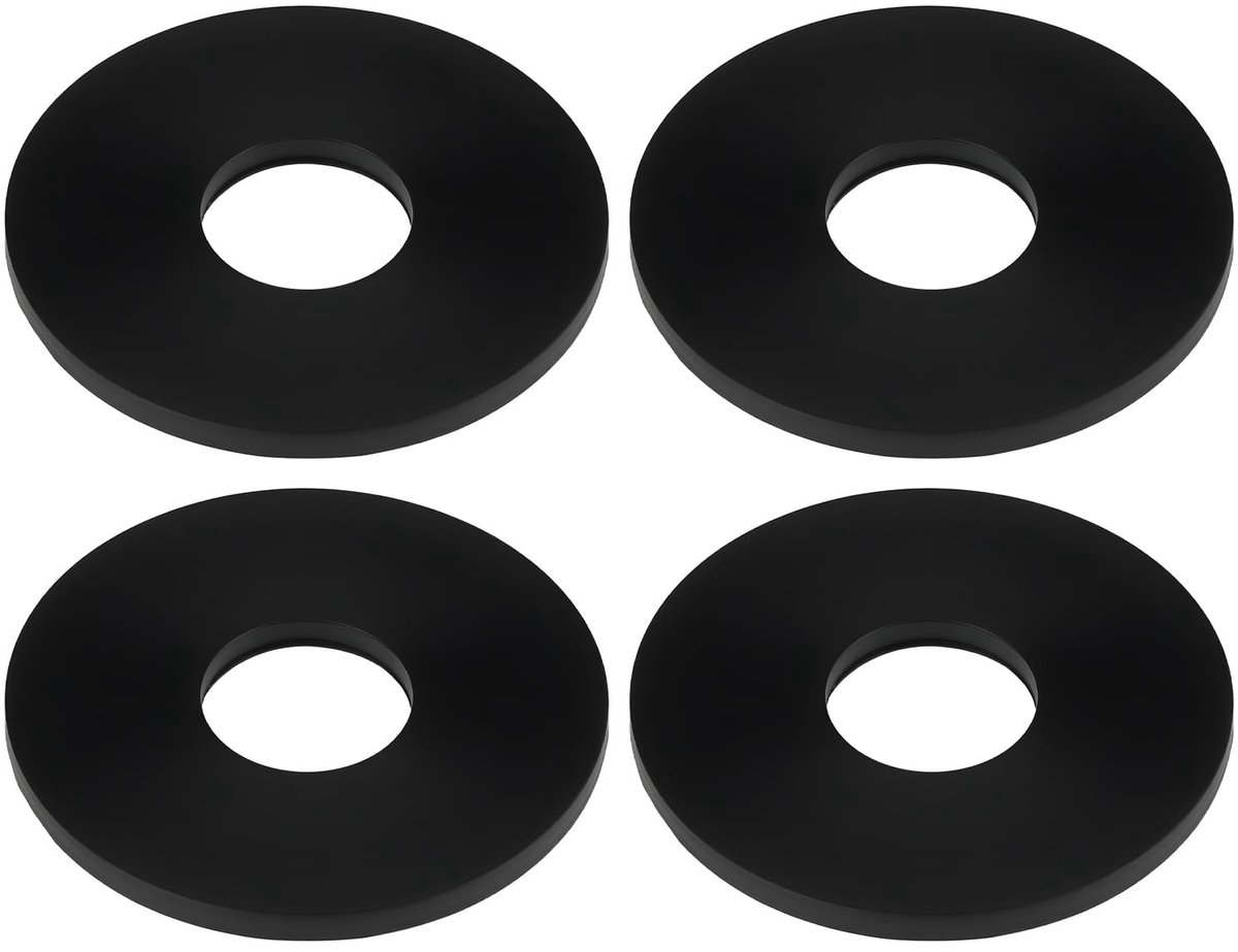 Dailygoods - 4 Stuks Toilet Tank Pakking voor Sifon Bell Seal
