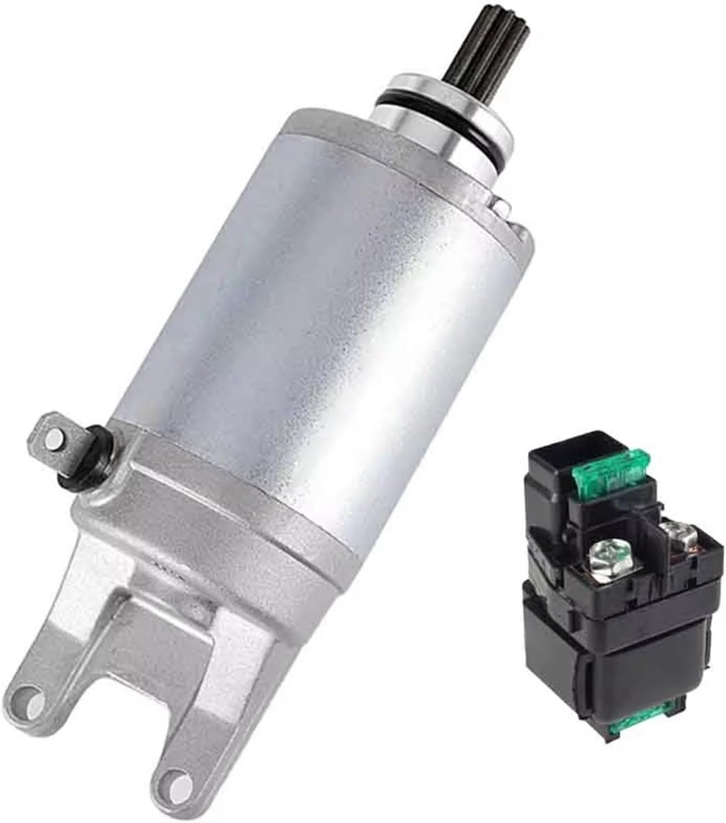 Elektrische Starter Motor - Startmotor Relais Set - Motorfiets Starten - Robuuste Duurzame Constructie - 1.88 Kilogram - One Color