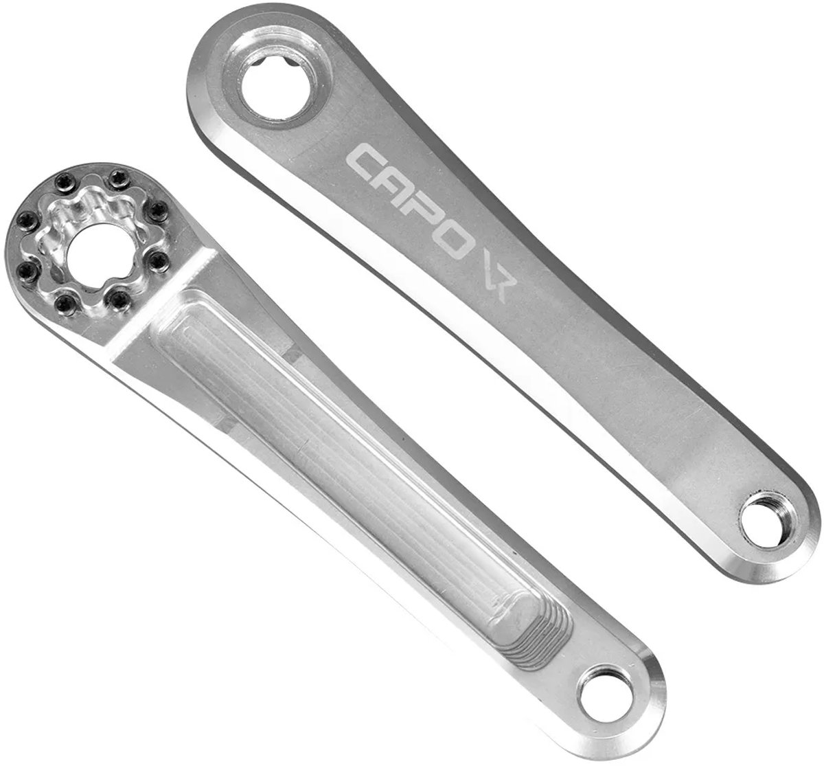Leonardi Racing Capo 8 Pedaalarm Zilver 175 mm