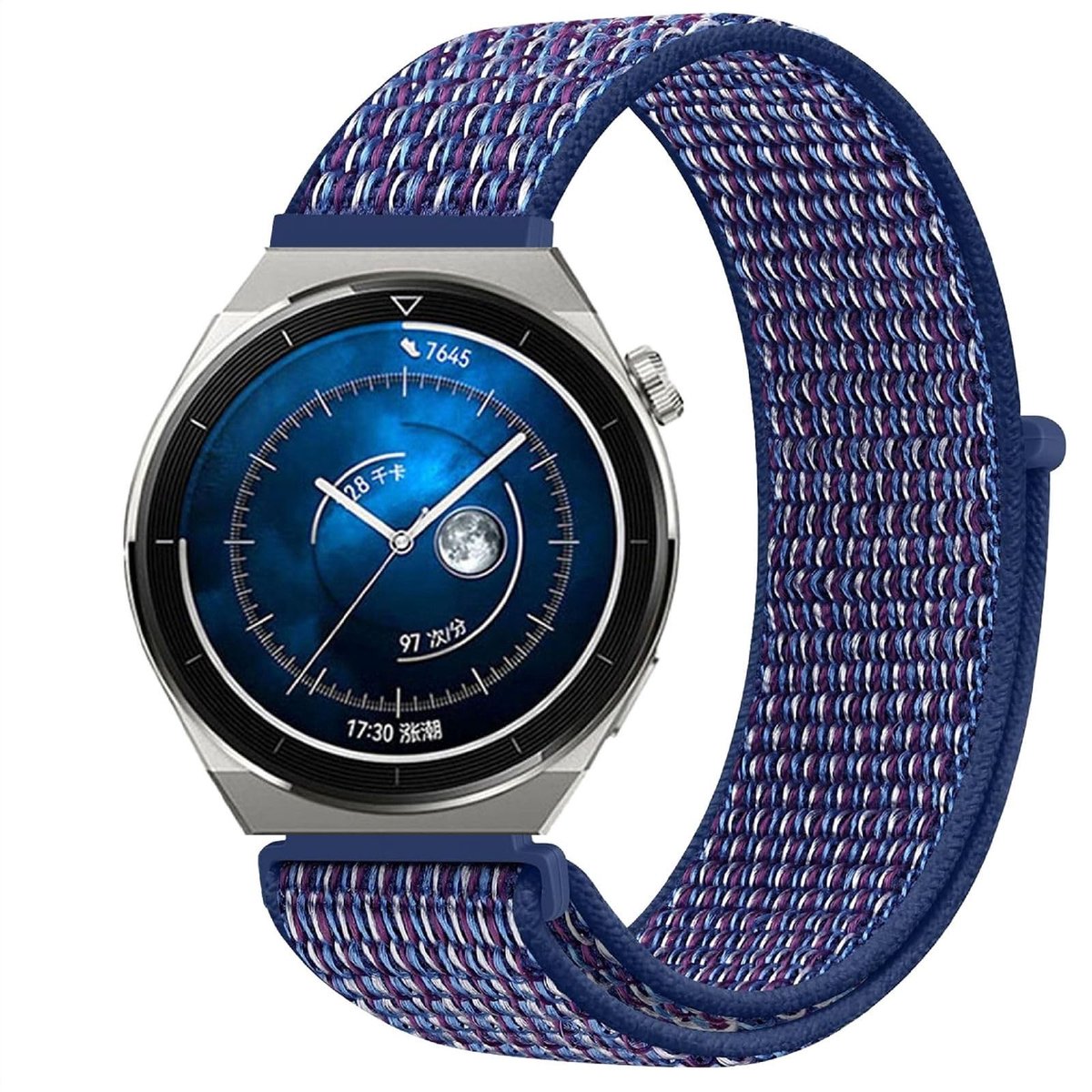Dailygoods - Nylon Horlogebandje voor Huawei Watch GT 3 Pro 22 mm