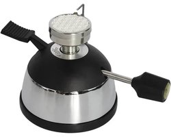 Mini Gasbrander - Koffiezet Hulp - Koffie Zetten - Instelbare Vlam - 137x83x79mm - Zwart