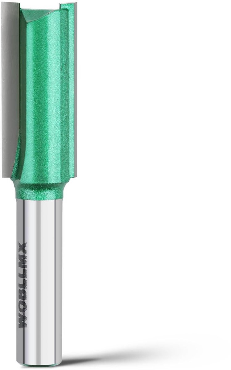 Dailygoods- Vlakfrees 8 mm Schacht - Ø 15 mm Diameter - 30 mm Werklengte - Hardmetalen Lemmet - Dubbelzijdig Scheermes - Geschikt voor CNC - Frees