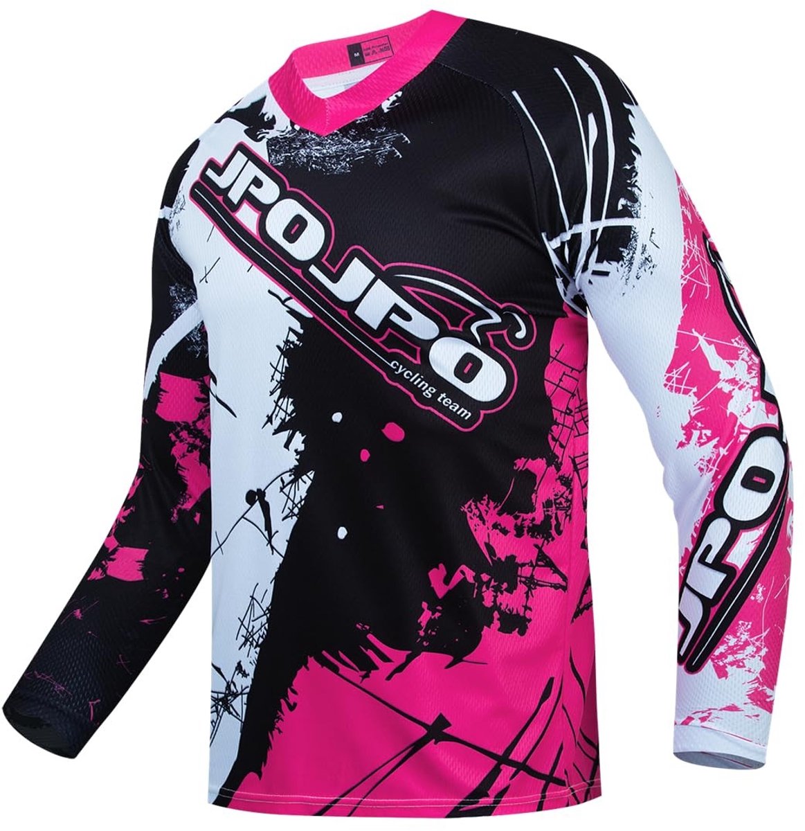 Dirt Bike Jersey Ademend - Kids Mountainbike Shirt - Lange Mouw - Motocross/BMX - Sneldrogend/Elastisch - Professioneel Ontwerp - Fietsjersey
