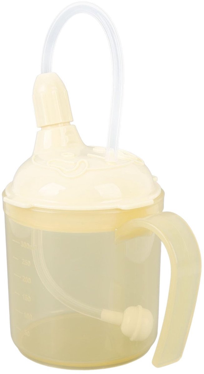 Dailygoods- Sippy Mok 300 ml - Drinkbeker voor Volwassenen - Drinkhulpen - Dysfagie Beker - Lichtgewicht - Duurzaam Polypropeen