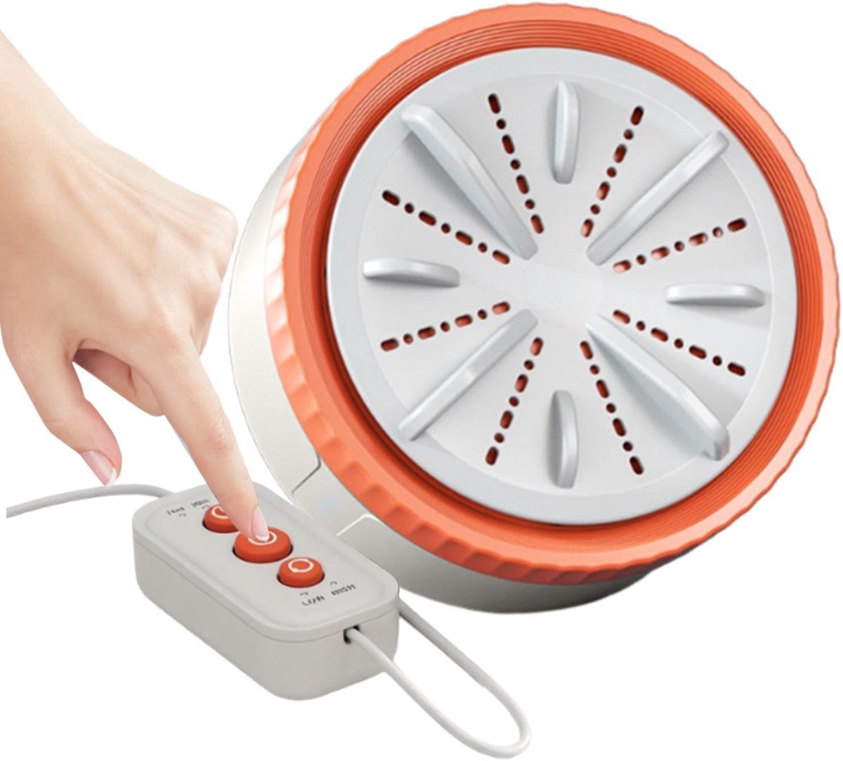 Mini Wasmachine Kleine Wasmachine Dagelijkse Was Energiebesparend Compact Ontwerp Oranje