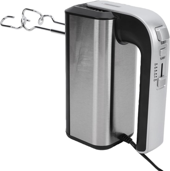 Elektrische Handmixer - Draadloze Mixer - Bakken en Mixen - 7 Snelheden Instelbaar - 21 x 20.5 x 9.5 cm — afbeelding 3