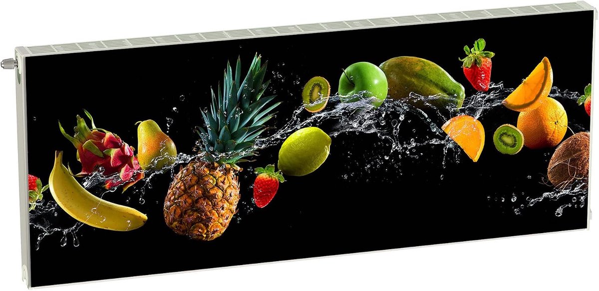 Radiatorbekleding Magneet - Magneetfolie Hoes - Verfraaien Interieur - Flexibele Magneetfolie - 160 x 60 cm - Zwart