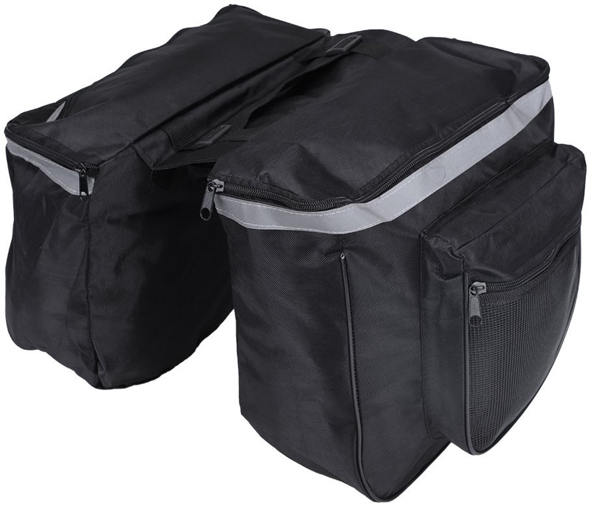 Dailygoods- Fietstas Dubbel 25L Waterdicht - Fietstassen Elektrische Fiets - Fietstas Rugzak - Draagtas - 600D Materiaal - Robuust en Duurzaam - Fietsbagage