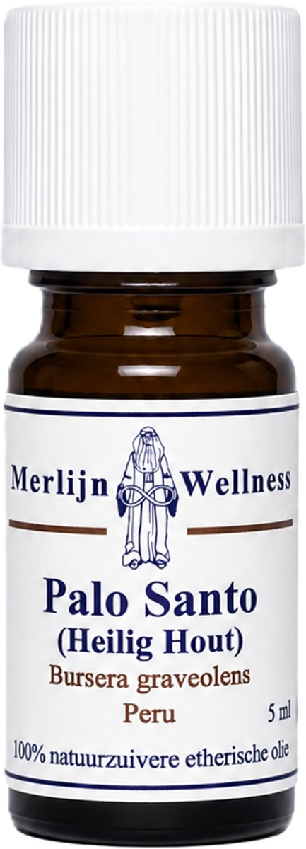 Merlijn Wellness - palo santo - heilig hout - etherische olie - 5 ml