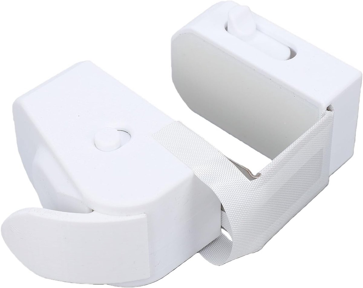 Kindveilig Deurslot - Draagbaar Slot - Thuis Veiligheid - Eenvoudig Klikontwerp - 13.5 cm Lengte - Wit