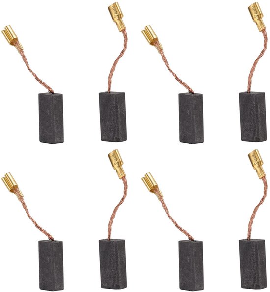 Dailygoods - 20 Stuks Carbon Borstels - Hoogwaardige Borstels - Eenvoudige Installatie - 5x8x15 Mm - Betrouwbaar Onderdeel - Geschikt Voor Diverse Ger... van Dailygoods — afbeelding 4