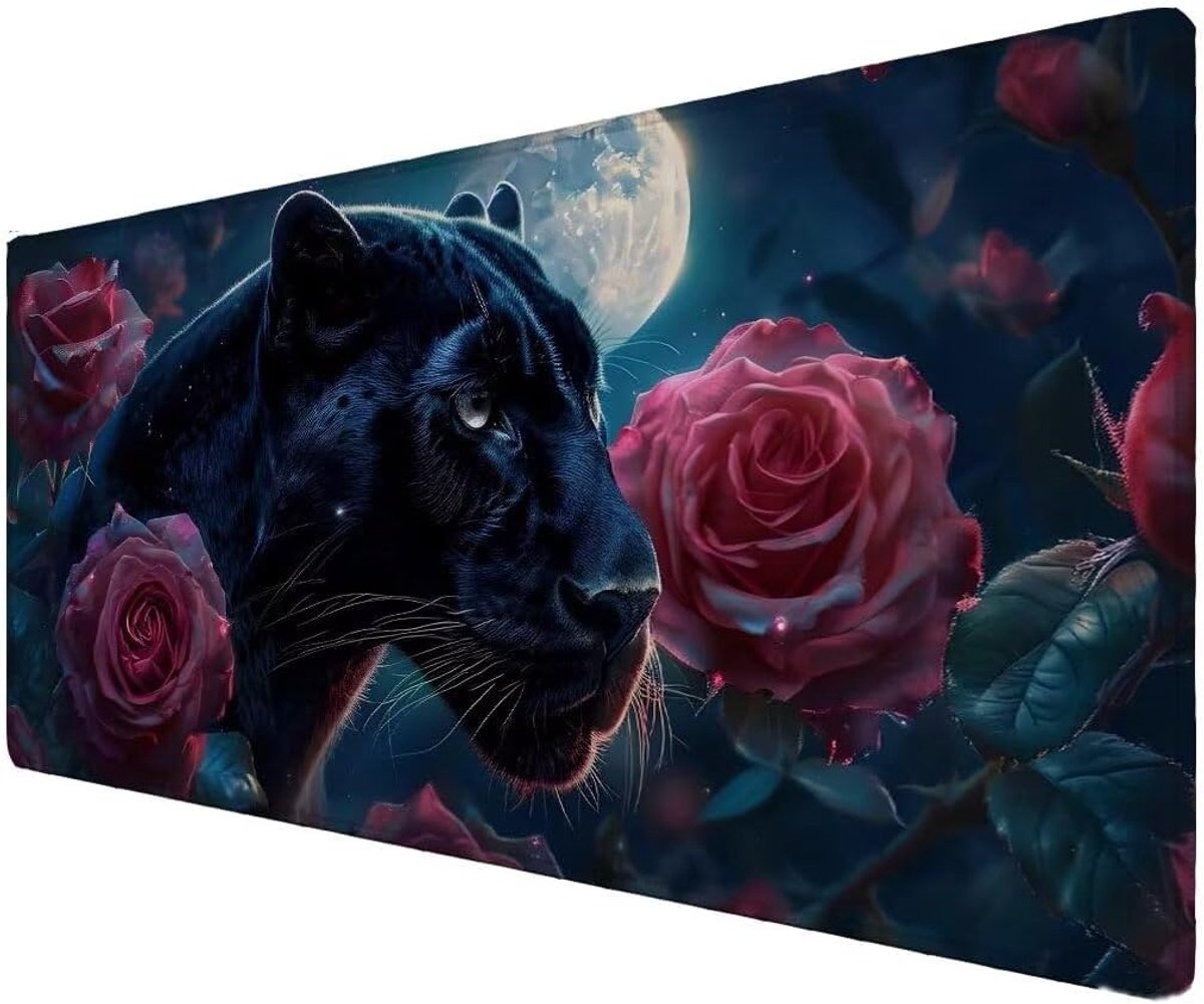 XXL Muismat - Bureauonderlegger Desktop - Gaming en Kantoor - Waterdicht Ontwerp - 160x80 cm - Veelkleurig