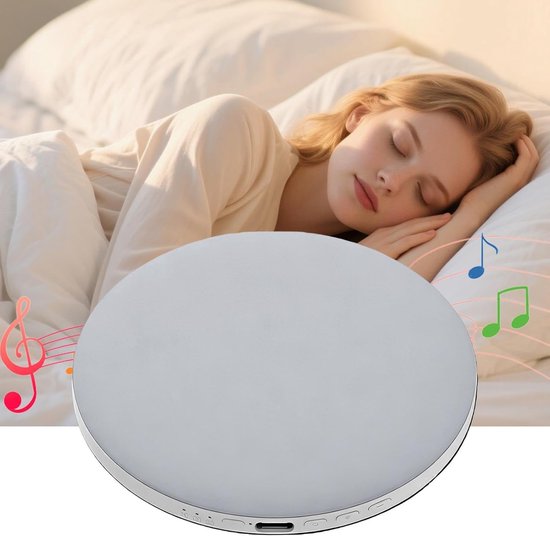 Kussen luidspreker - Slaap audio - Ontspannen slapen - Gericht geluid - 123 cm breed - Grijs — afbeelding 5