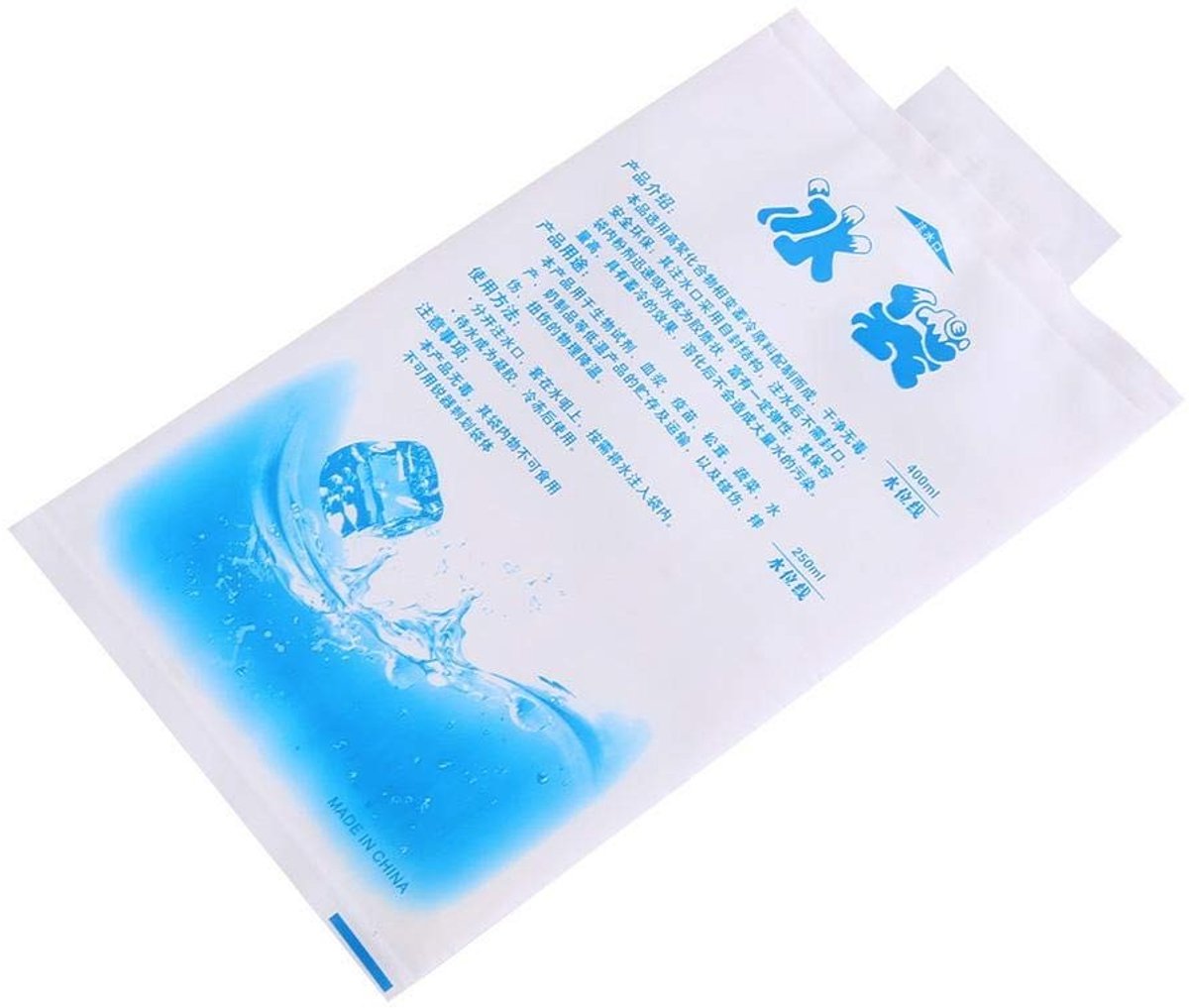 Dailygoods- Ice Pack Herbruikbaar - Koelelementen - Gel - 10 Stuks - 400 ml - 20 x 12 cm - Voor Voedsel en Groenten - Koelpakket