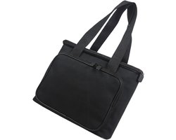 Koffiezetapparaat Tas - Opbergtas - Kantoor Koffie - Met Zijvakken - 30 x 12 x 24 cm - Zwart