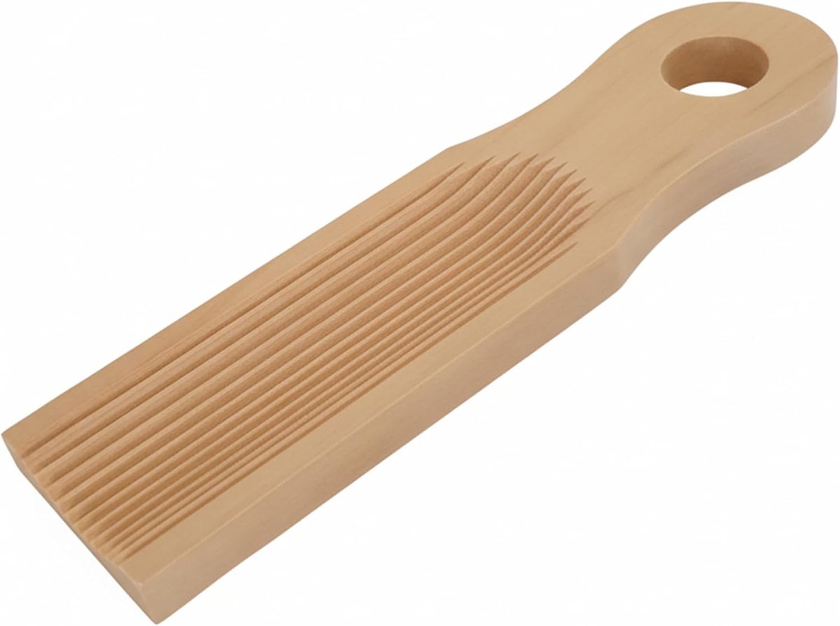 Gnocchi Plank - Cavatelli Maker - Zelf Pasta Maken - Gebogen Design - 165 cm - Kaki