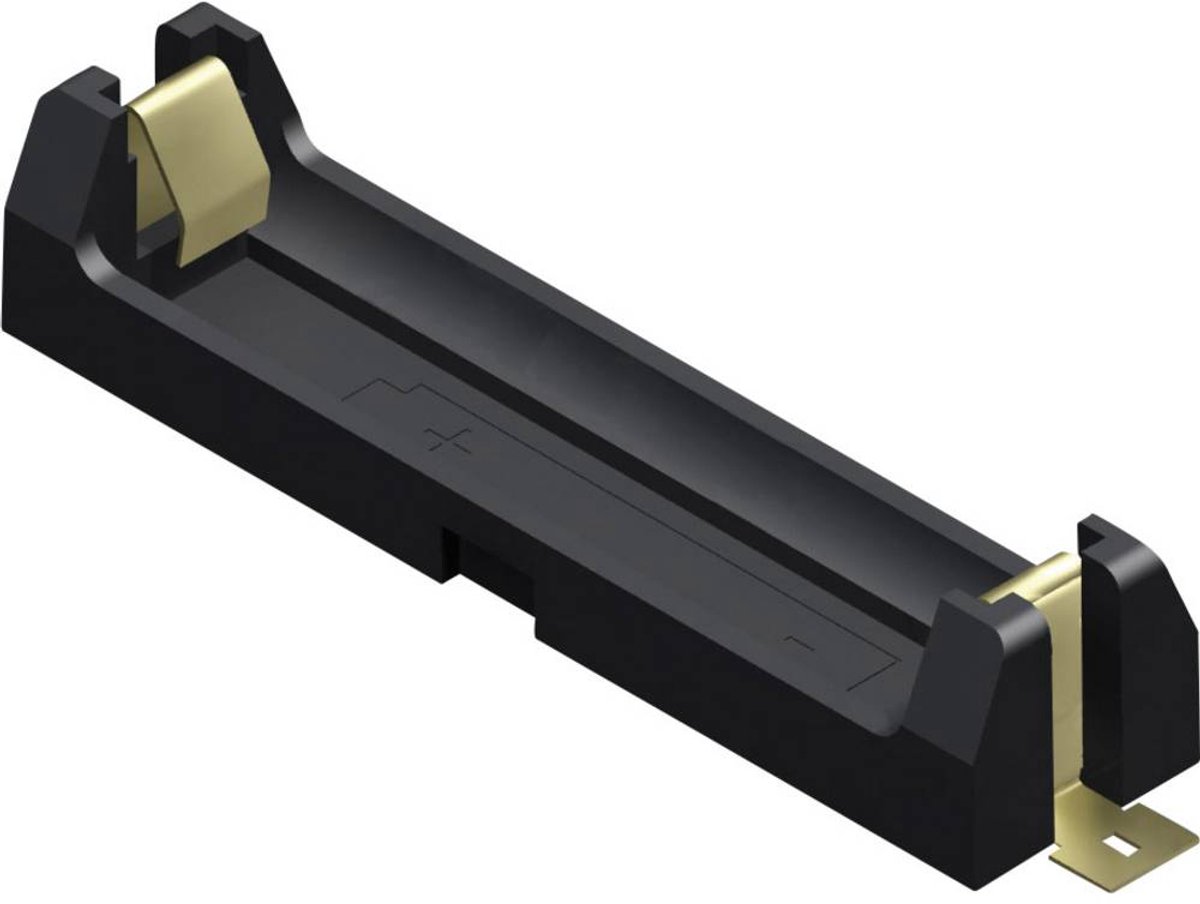 Keystone Electronics 1020 Batterijhouder Aantal cellen: 1 AAA (potlood) Oppervlakte montage SMD (l x b x h) 62 x 13 x 1