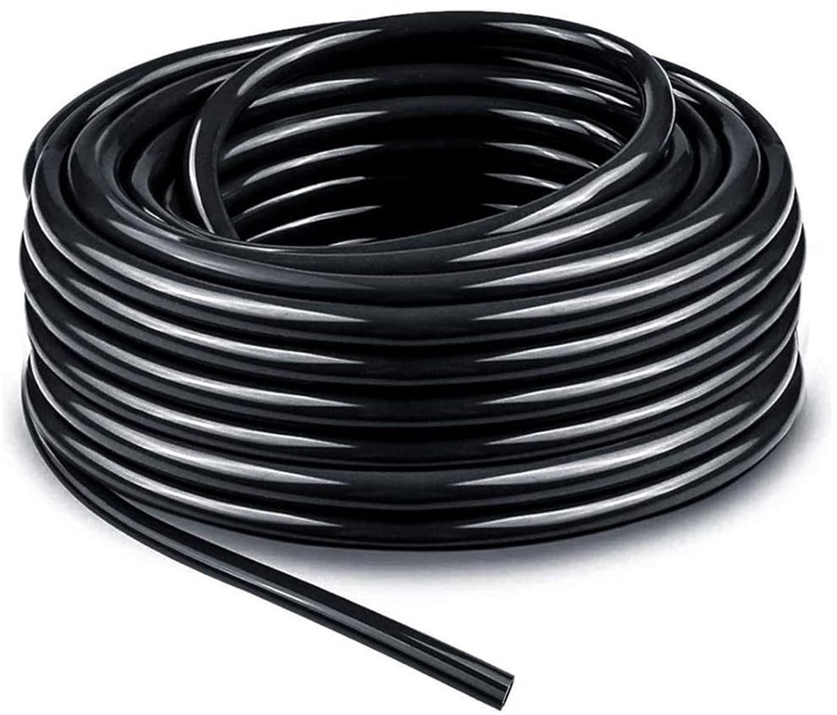 Dailygoods - Tesmotor Druppelirrigatieslang, binnendiameter 4 mm, buitendiameter 6 mm, tuinslang voor doe-het-zelf, automatisch bewateringssysteem, flexibel, duurzaam en bestand tegen