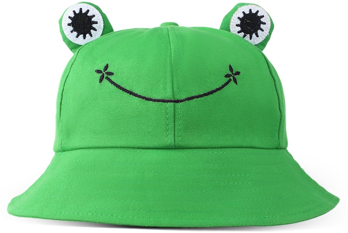 Dailygoody - Vissershoed - Kikkerhoed - Schattige Opbergbare Zonnehoed - Uniseks - Brede Rand - Lichtgewicht Vissershoed - Voor Dames en Volwassenen