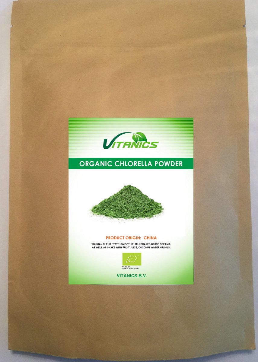 Biologisch Chlorella Poeder-(Chlorella Powder Organic) 1kg
