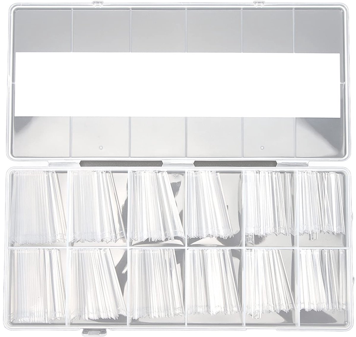 Dailygoods- Nageltip 240 Stuks - Kunstnageltip Transparant - Plaknagels - Kunstnagels - Nagelstudio - Hoge Kwaliteit