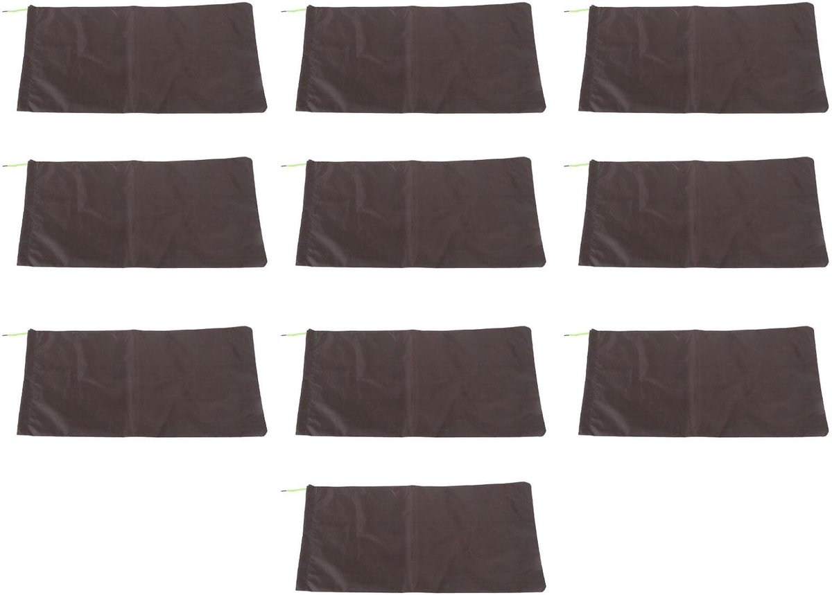 Dailygoods- Zandzakken Herbruikbaar 10 Stuks - Zandloze Zandzakken - Overstromingspreventie - Waterkeringen - 420D Polyester - 25x50cm - Overstromingsbarrière