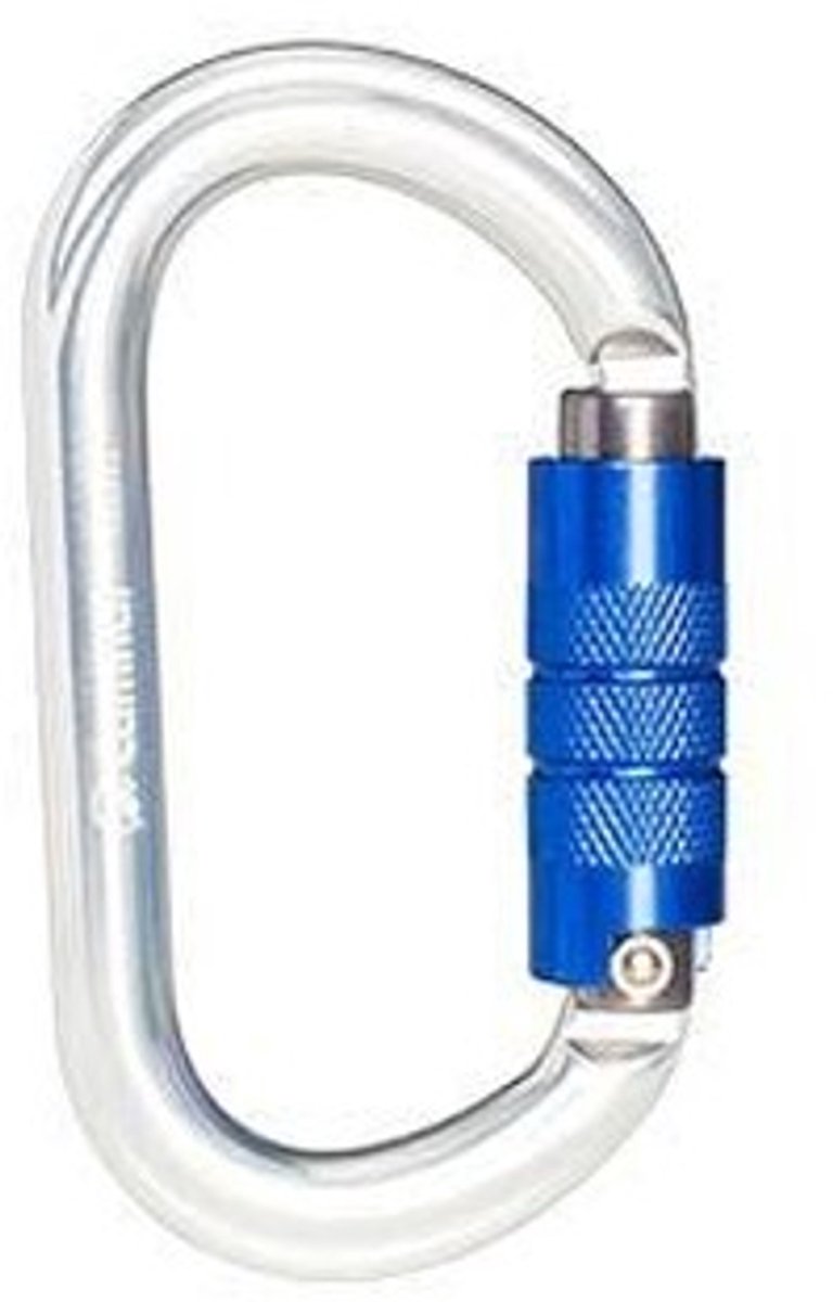 Dailygoods- Karabijnhaak 25KN - Automatische Vergrendeling - Antislip Moer - O-vorm - Aluminium - Veiligheidsbescherming - Klimhaak