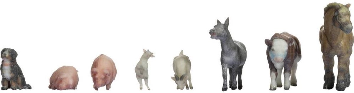 NOCH 44705 Z Boerderijdieren figuren Geverfd, Zittend, Staand