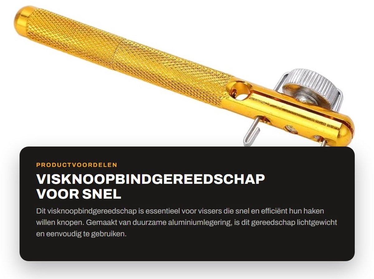 Dailygoods - Visknoopbindgereedschap voor Snel Knoopmaken