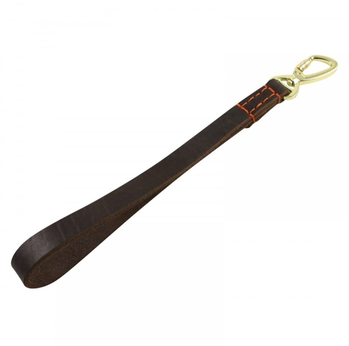 Dailygoods- Hondenriem 40,6 cm - Lederen Korte Hondenriem - Training - Wandelen - Geschikt voor Grote/Middelgrote Honden - Zachte Grip - Hondentuig