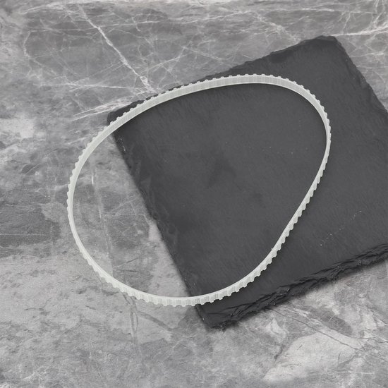Dailygoods- Timing Belt 1.5M x 94 Tanden - Polyurethaan - 6mm Breedte - 2-Pack - Eenvoudig te Vervangen - Geschikt voor 8x14 Mini Draaimachines - Lathesnaar van Dailygoods — afbeelding 4