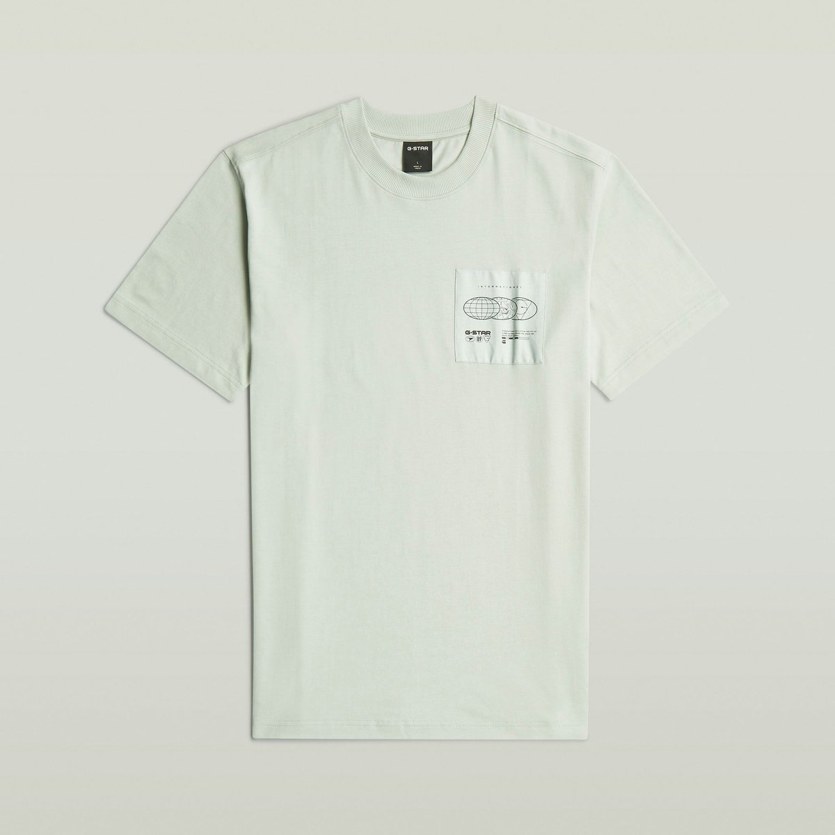 G-Star Applique gr r t Heren T-shirts Groen