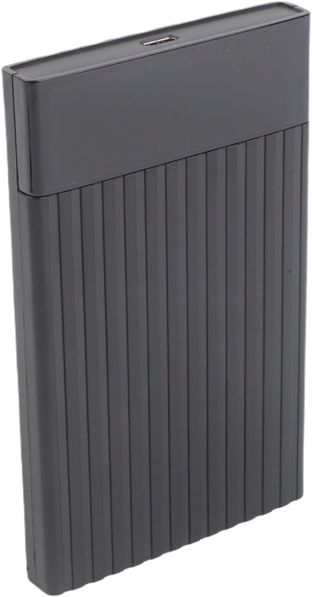 Externe Harde Schijf Behuizing - SSD Enclosure - Data Back-up Opslag - Digitaal Display - 2.5 Inch - Zwart
