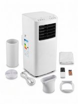 TRONIC® Mobiele airco 7000 BTU - Mobiele airconditioner - Lokale Airco - 3 in 1: koelen, ontvochtigen of ventileren - Temperatuur: 16 tot 31 °C - Geschikt voor ruimtes tot 45 m³ - Bedieningspaneel met soft touch