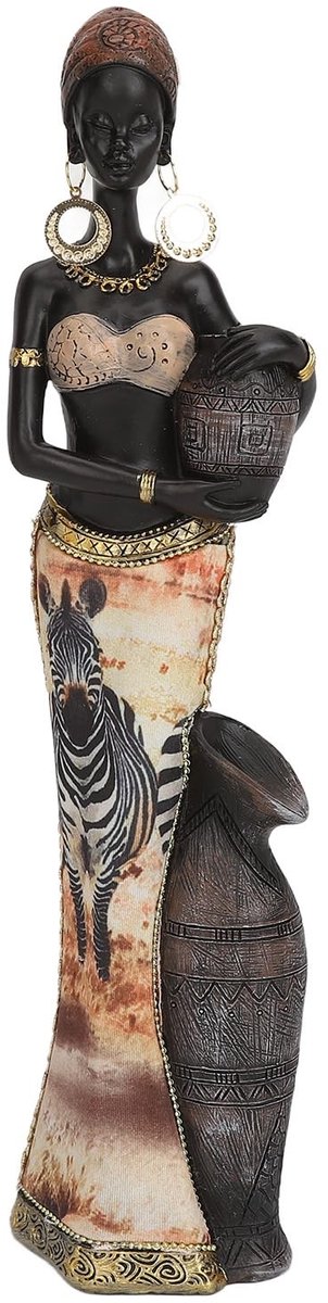 Dailygoods - Handgemaakt Afrikaans Vrouwenbeeld voor Woondecoratie