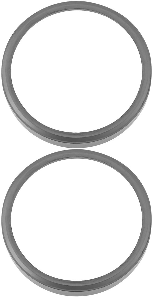 Dailygoods- Uitlaat Pakkingen 2 Stuks - Tapered Crush - Vervanging OEM CY65324-83C - Compatibel met Harley Davidson - Metaal - Eenvoudig te installeren - Uitlaatgasket